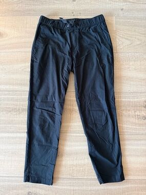Men's Mango Black Casual Drawcord Pants